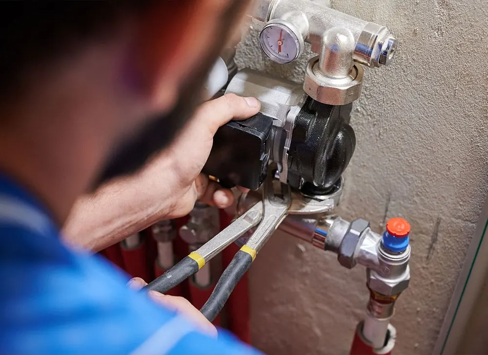 Best Care plumbing service team member